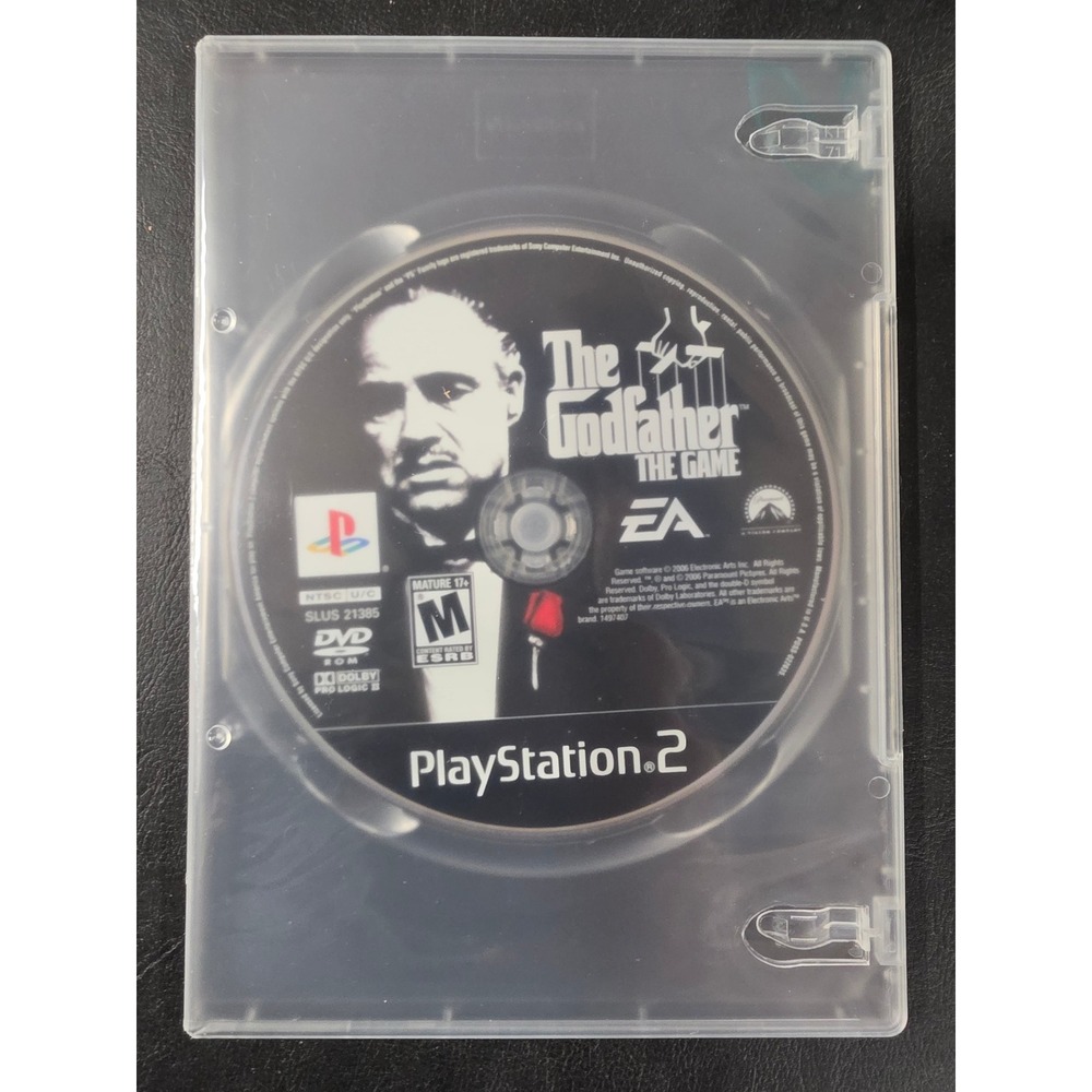 The Godfather The Game Sony PlayStation 2 PS2 Disc Only SLUS 21385 EA Games